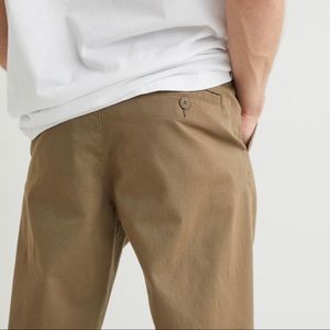h&m LOGG regular fit stretch coupe standard stretch khakis men